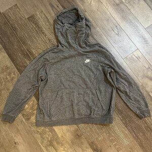 Nike oversized gray turtleneck hoodie